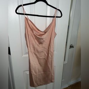 dress in a rose gold color great for the summer